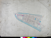 1979-724 Kadastrale kaart van Rotterdam, sectie J. Het afgebeelde gebied wordt begrensd door de Stadsvest [Coolsingel] ...