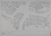 1980-13 Kaart van de binnenstad van Rotterdam, bestaande uit 20 bladen. Blad 2 Noordplein en omgeving.