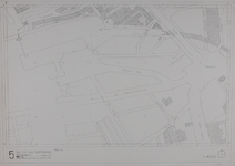 1980-16 Kaart van de binnenstad van Rotterdam, bestaande uit 20 bladen. Blad 5 het Hofplein en omgeving