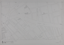 1980-17 Kaart van de binnenstad van Rotterdam, bestaande uit 20 bladen. Blad 6 de Goudsesingel en de Jonker Fransstraat