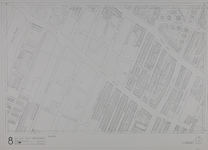 1980-19 Kaart van de binnenstad van Rotterdam, bestaande uit 20 bladen. Blad 8 de Nieuwe Plantage en de Lusthofstraat