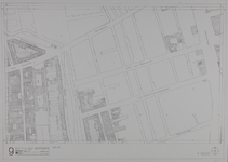 1980-20 Kaart van de binnenstadvan Rotterdam, bestaande uit 20 bladen. Blad 9 de Aert van Nesstraat en de van ...