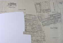 1980-252 Kadastrale kaart van Delfshaven, sectie D. Het afgebeelde gebied bevat de Duivenvoordestraat en ...