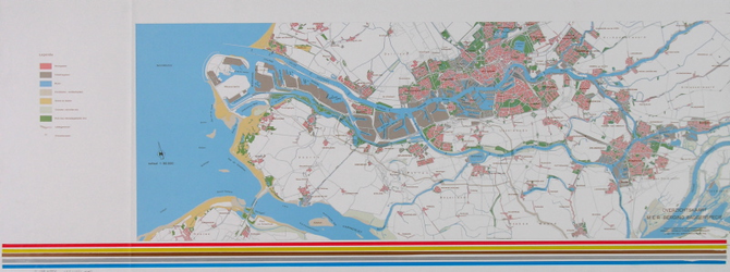1981-231 Overzichtskaart van Rotterdam en omgeving ten behoeve van de milieu-effectrapportage (MER) berging baggerspecie