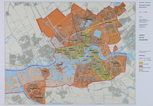 1981-2529 Kaart van Rotterdam met ambtelijke plangebieden wijkwelzijnsplanning een aanduiding vande gebouwde omgeving