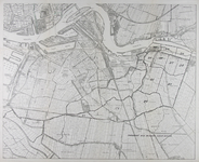 1982-875 Kaart van Rotterdam-Zuid en een deel van het eiland IJsselmonde met daarop ingetekend een overzicht van de ...