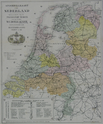 1982-881 Spoorwegkaart van Nederland