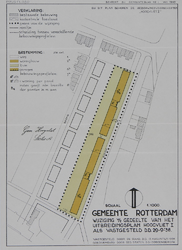 1982-984 Plattegrond van het uitbreidingsplan Hoogvliet I, tussen Beemd en Aveling