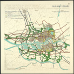 1983-65 Kaart van Rotterdam en omgeving met aanduiding van verkeerswegen en van de bestaande en voorgestelde gemeentegrens