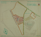 1983-900 Plattegrond van Vreewijk en omgeving met een overzicht van de gerealiseerde en geplande woningbouw. Het ...