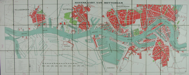 1984-872 Kaart van de havens van Rotterdam