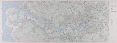 1985-19 Kaart van Rotterdam en het Europoortgebied met daarop een overzicht van de peilmerken en de ondergrondse merken