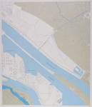 1985-24 Proceskaart bemalingsdistricten en bedienbare middelen, blad 2: Nieuwe Waterweg en Calandkanaal