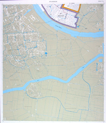 1985-45 Proceskaart bemalingsdistricten en bedienbare middelen, blad 11a: Spijkenisse en Hoogvliet-Zuid