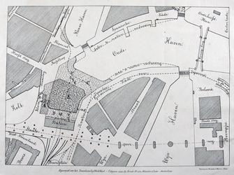 1990-48 Plan voor bebouwing tussen Station Beurs en de Oudehaven [Plan C]