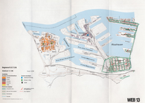 1993-2509-13 Ringband met plattegronden van de WEB-districten van de Roteb, met gegevens over de huisvuilophaaldienst, ...