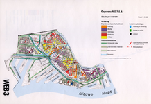 1993-2509-3 Ringband met plattegronden van de WEB-districten van de Roteb, met gegevens over de huisvuilophaaldienst, ...
