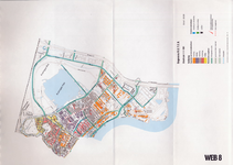 1993-2509-8 Ringband met plattegronden van de WEB-districten van de Roteb, met gegevens over de huisvuilophaaldienst, ...