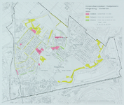 1995-103 Plattegrond van de deelgemeente Hillegersberg-Schiebroek met aanduiding van de hondenuitlaatzones