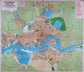 1995-167 Plattegrond van Rotterdam en omgeving