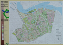 2001-40 Plattegrond van de natuurpaden in de deelgemeente IJsselmonde