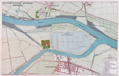 2001-707 Kaart van het bedrijf Berenplaat van de Drinkwaterleiding Rotterdam