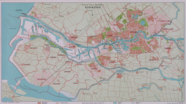 2005-1377 Kaart van het Rijnmondgebied met aanduiding van de gemeentegrenzen.