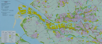 2005-1576 Plattegrond van Rotterdam en het Europoortgebied met daarop aangegeven de locaties van het ...