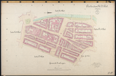 40110-Z19 Kadastrale kaart van Rotterdam, sectie U, 2e blad: rond de Slaak en het Vredenoordplein. Het gebied wordt ...