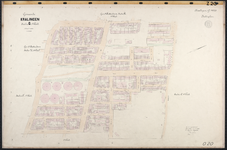 40110-Z20 Kadastrale kaart van Kralingen, sectie G, 1e blad: Kralingen-Noord-West. Het gebied wordt begrensd door de ...