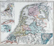 I-22 Inzetkaartje op de kaart Noord-Nederland in 1590 [...]: de `stadsdriehoek' in wording.