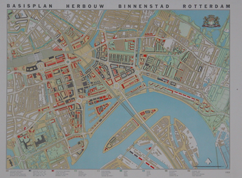 I-245 Plankaart voor de wederopbouw van Rotterdam