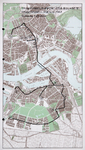 I-252 Kaart van het middendeel van Rotterdam met geplande tramtunnellijnen in 1962