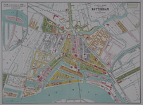 I-76 Plattegrond van Rotterdam. Het weergegeven stadsgebied wordt begrensd door het Park, het Oude Westen, de ...