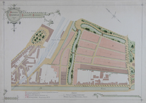II-101 Plattegrond van bouwkavels in een gedeelte van de Provenierswijk, gelegen tussen de Schiekade, Walenburgerweg en ...