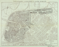 II-123 Plattegrond met plannen voor de ontwikkeling van de wijken Blijdorp en Bergpolder