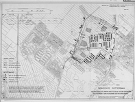 II-126-13 Kaart van een uitbreidingsplan voor het gebied Honderd en Tien Morgen