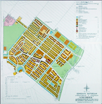 II-126-16 Plattegrond van een uitbreidingsplan in Schiebroek. Het afgebeelde gebied wordt begrensd door de Doenkade, de ...