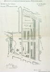 II-159-02 Stratenplan van bouwpercelen in Jaffa. Afgebeeld is het gebied tussen de Oudedijk, de Jericholaan, de ...