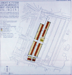 II-161-01-01 Plattegrond van een uitbreidingsplan in Kralingen-Oost: Charlotte de Bourbonbonlaan en Maria Stuartlaan
