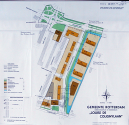 II-162-00-00-05 Plattegrond van het uitbreidingsplan Louise de Colignylaan