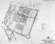 II-162-00-00-08 Kaart van een uitbreidingsplan in Kralingen-Oost. Het plangebied wordt begrensd door de Laan van ...
