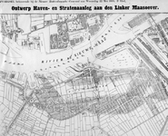 II-189 Plankaart voor de aanleg van de Maashaven en omliggende straten