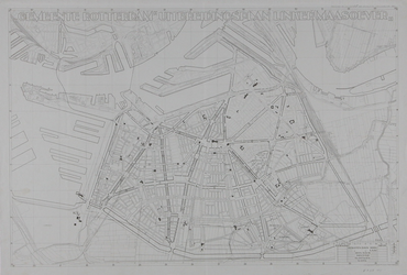 II-193-1 Plattegrond van het uitbreidingsplan op Rotterdam-Zuid