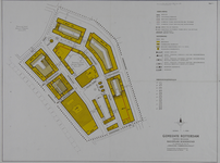 II-5-01 Plattegrond van de Pannekoekstraat en omgeving. Het afgebeelde gebied wordt begrensd door de Binnenrotte, ...