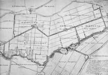 RISCH-21 Kaart van het ambacht van Hillegersberg en van het ambacht van Bleiswijk