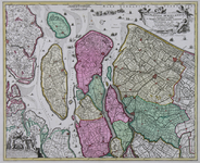 RISCH-7 Kaart van de hoogheemraadschappen Delfland, Schieland en de aanliggende eilanden Voorne, Overflakkee, Goeree, ...
