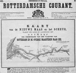 VI-28 Kaart van de Nieuwe Maas en het Scheur en het plan tot verbetering van de vaarweg van Rotterdam naar de Noordzee
