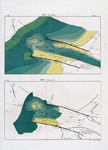 VI-34 Hydrografische kaarten van de monding van de Nieuwe Waterweg, oktober 1878 en januari 1880