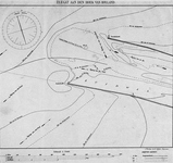 VI-53-00-01 Hydrografische kaart van de monding van de Nieuwe Waterweg bij Hoek van Holland, met aanduiding van ...